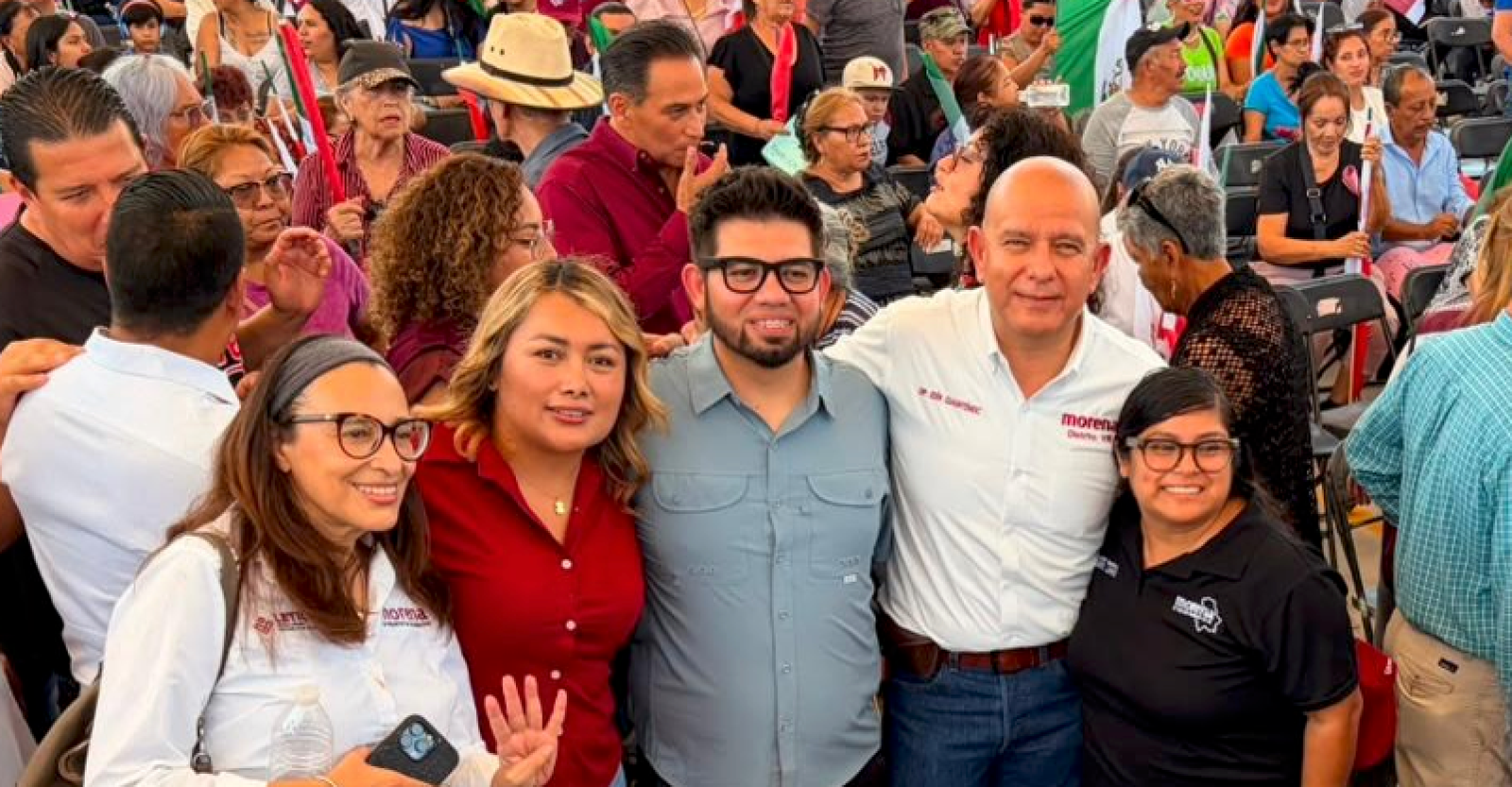 Ciudad Juárez hace suyo el mensaje de que la Patria no se vende, se ama y se defiende: Cuauhtémoc Estrada