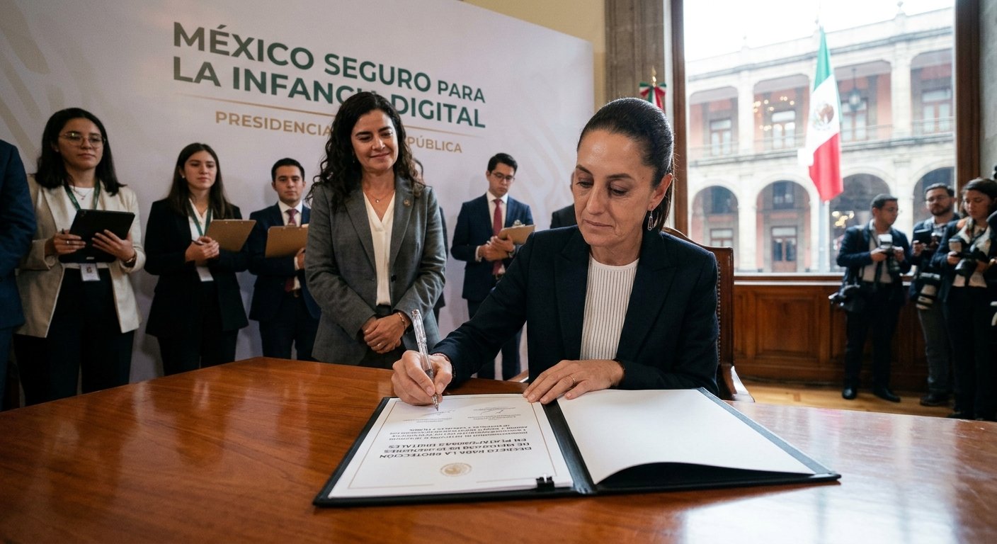 Gobierno Federal emite decreto para obligar a plataformas digitales a proteger a la niñez en México