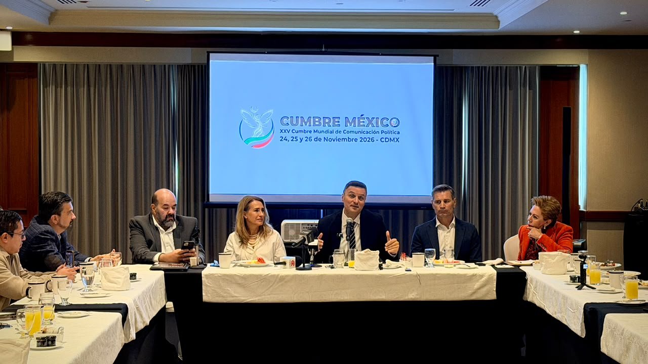 Presentan en Ciudad de México la XXV Cumbre Mundial de Comunicación Política