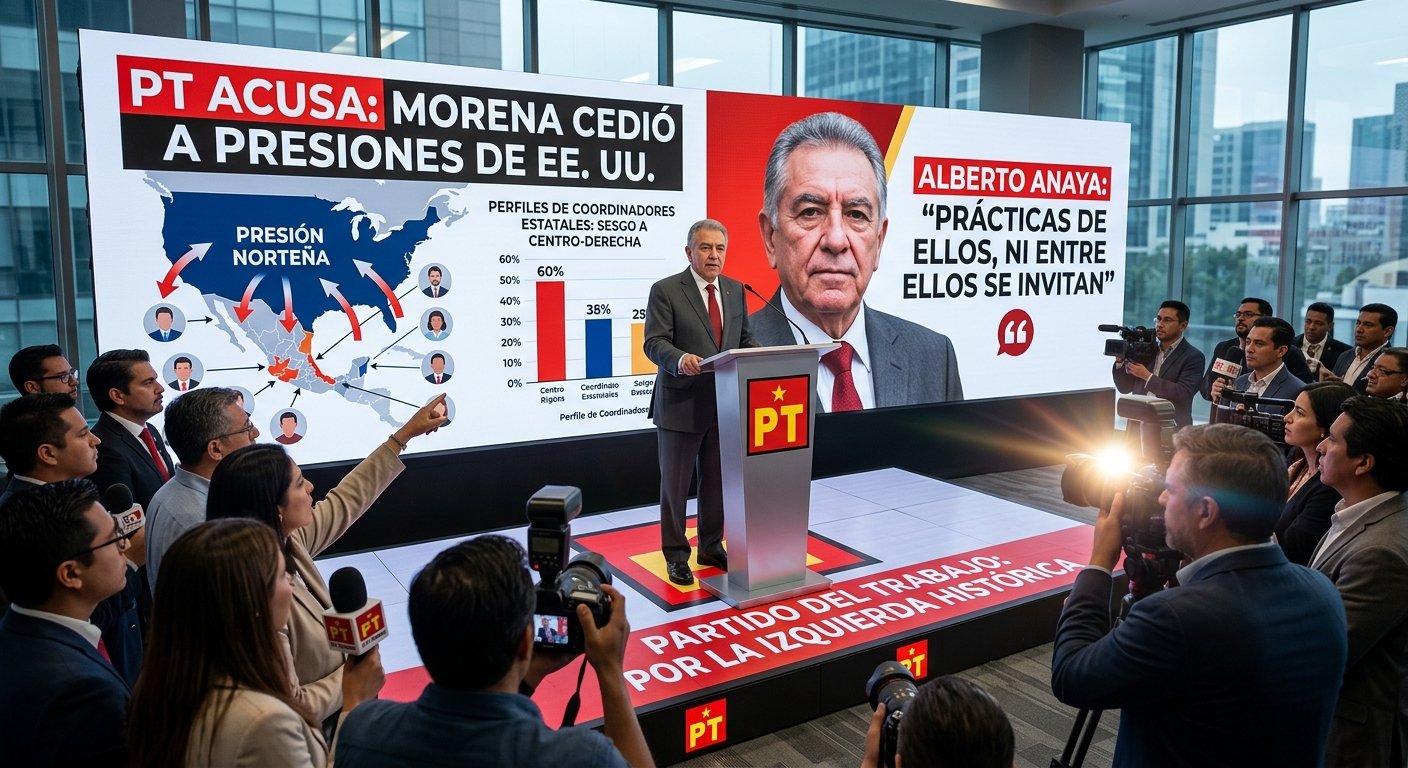 El PT cuestiona viraje ideológico en Morena y acusa injerencia de EE. UU. en la selección de liderazgos regionales