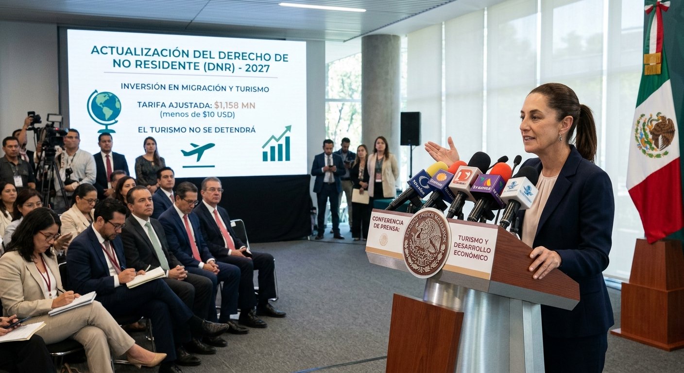 Gobierno federal descarta freno al flujo turístico por actualización de la tarifa a visitantes extranjeros en 2027