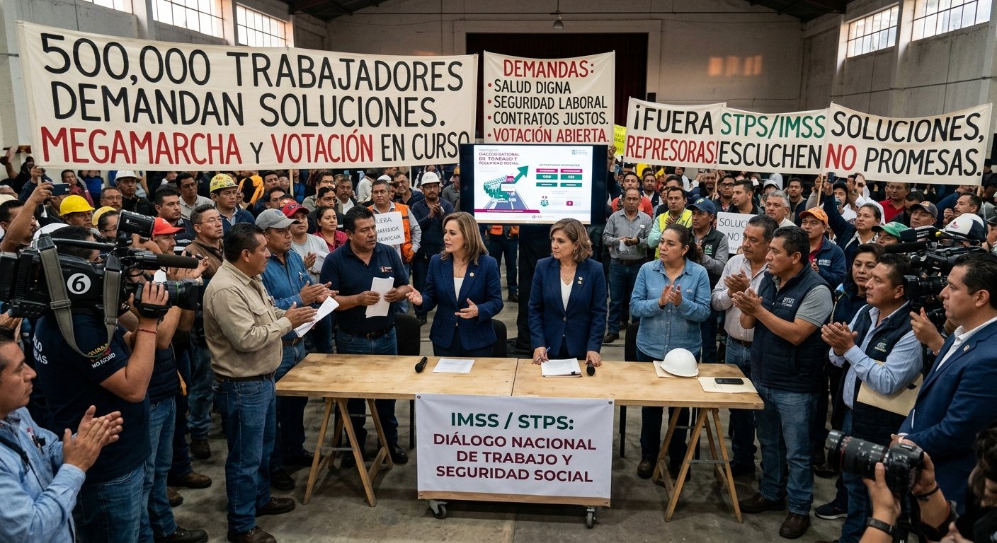 Gobierno federal despliega operativo preventivo ante la amenaza de un paro de medio millón de obreros