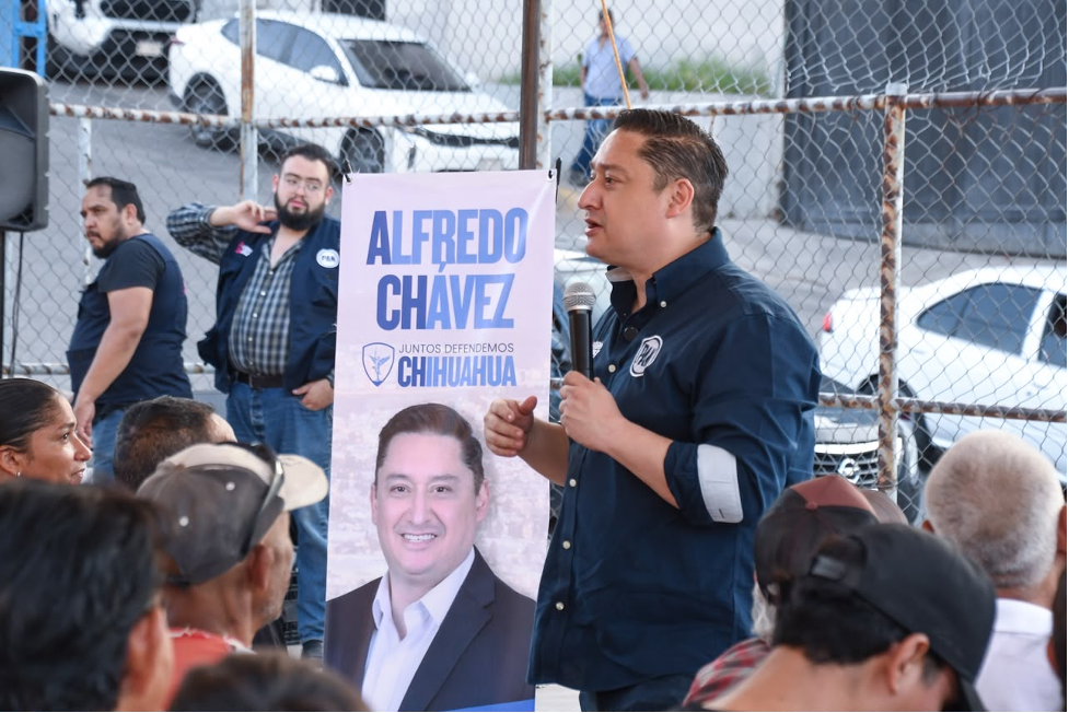 Vamos juntos a defender a Chihuahua: Alfredo Chávez en Colonia Popular