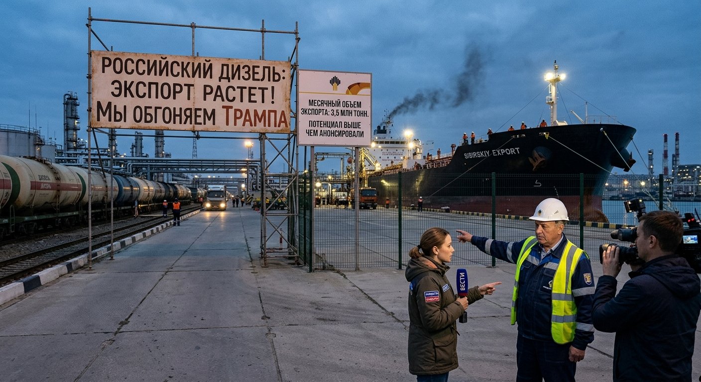 Moscú prevé rebasar los envíos de diésel previstos por la Casa Blanca tras acuerdo energético